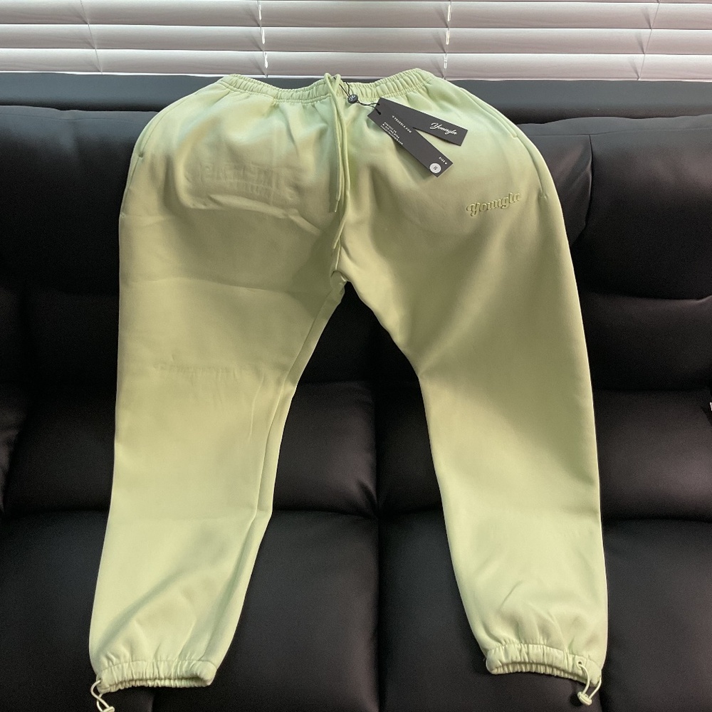 NWT YoungLA W240 Scuba Joggers Moss Green Size S Sold Out Online